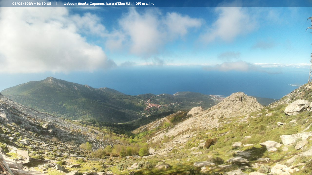 Webcam Isola d'Elba: Monte Capanne, Livorno